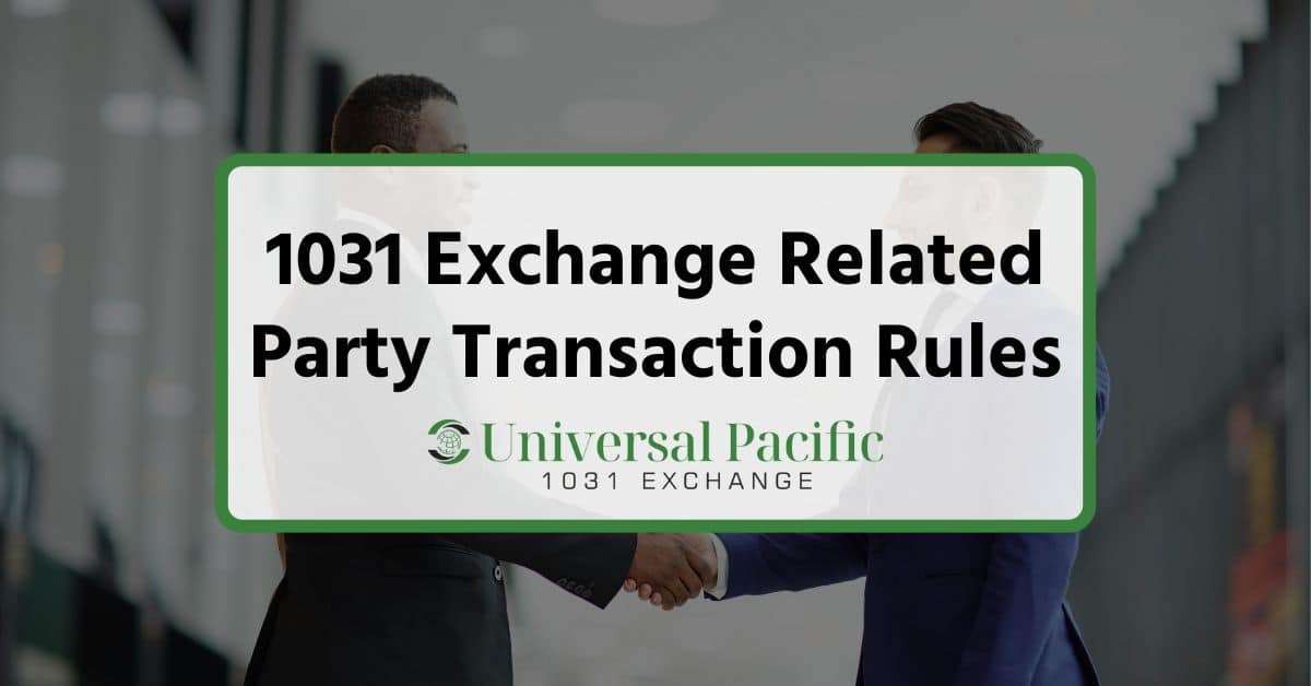 1031 Exchange Related Party Transaction Rules