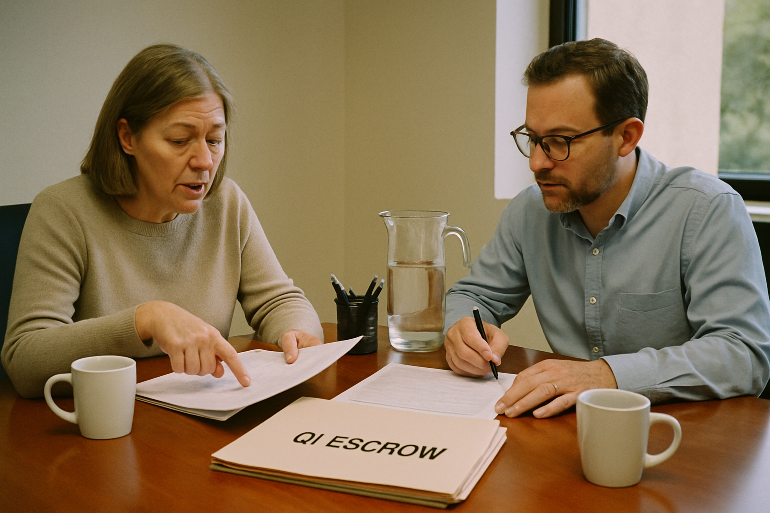 Qualified intermediary handling 1031 exchange escrow documents — 1031 exchange time limit