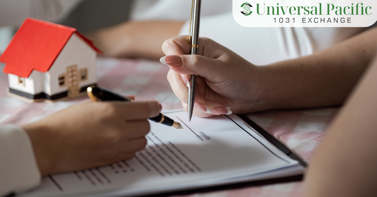 Investor reviewing 1031 exchange paperwork and transaction deadlines