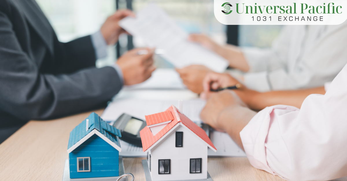 Business partners discussing different objectives for a real estate transaction