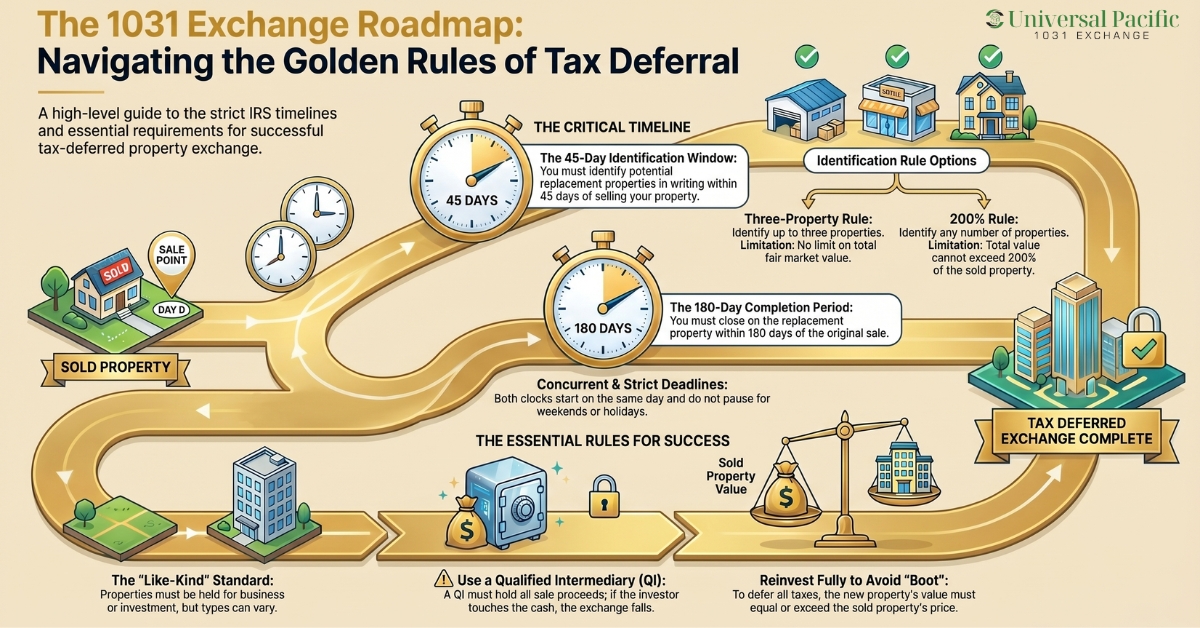 Complete Guide to 1031 Rules for Universal Pacific Investors