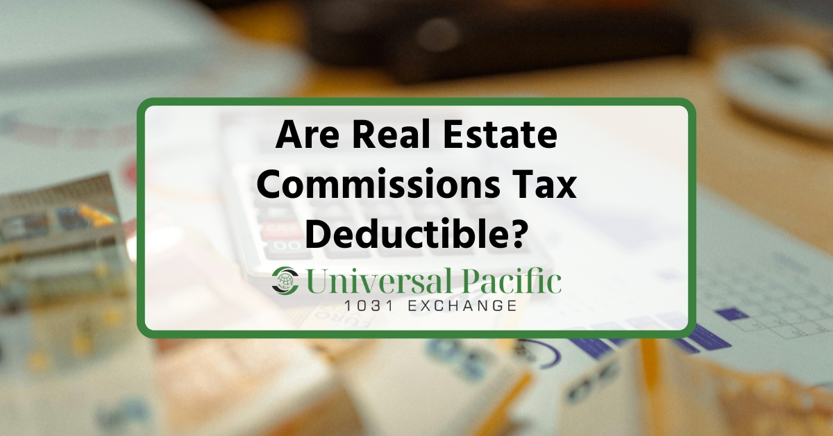 Are Real Estate Commissions Tax Deductible?