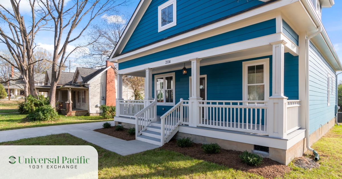 Suburban family home as a primary residence, which generally does not qualify for a 1031 exchange